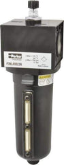 Parker - 1" NPT, 250 Max psi Heavy Duty Mist Lubricator - Metal Bowl with Sight Glass, Zinc Body, 250 CFM, 175°F Max Temp, 3.62" Wide x 11.81" High - Exact Tool & Supply