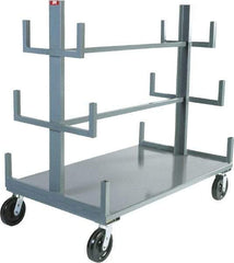Jamco - 4,000 Lb Capacity Steel Bar & Pipe Truck - 36" OAW - Exact Tool & Supply