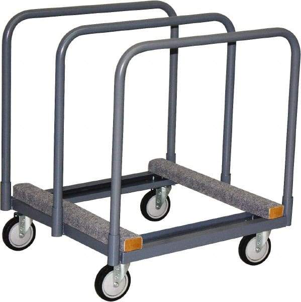 Jamco - 1,200 Lb Capacity Steel Panel Truck - Carpeted Wood Deck, 28" OAW - Exact Tool & Supply