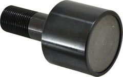 Accurate Bushing - 2" Roller Diam x 1-11/16" Width, 7/8" Stud Diam x 2" Length, Plain Load Roller - Steel, 1-1/8" Thread Length, 7/8-14 Thread, 3,490 Lb Dynamic Cap, 2,000 Lb Static Cap - Exact Tool & Supply