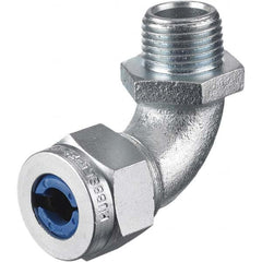Hubbell Wiring Device-Kellems - 0.38 to 0.5" Liquidtight Elbow Strain Relief Cord Grip - Exact Tool & Supply