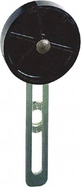 Telemecanique Sensors - 3-1/2 Inch Long, Limit Switch Roller Lever - Thermoplastic Roller, For Use with ZCE01, ZCE05 - Exact Tool & Supply