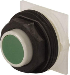 Schneider Electric - 30mm Mount Hole, Extended Straight, Pushbutton Switch Only - Green Pushbutton, Momentary (MO) - Exact Tool & Supply