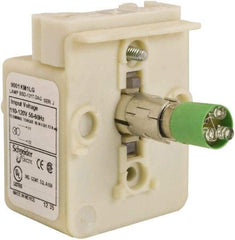 Schneider Electric - 110-120 VAC Green Lens LED Light Module - Exact Tool & Supply