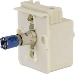 Schneider Electric - 24-28 VAC/VDC LED Light Module - Screw Clamp Connector, 35mm OAL x 54mm Wide, Dust-tight, Oiltight, Shock Resistant, Vibration Resistant, Watertight - Exact Tool & Supply