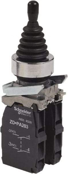 Schneider Electric - Pushbutton Handle, Joystick Operator Switch - 22mm Mount Hole Diameter - Exact Tool & Supply