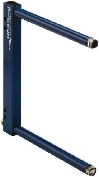Telemecanique Sensors - 3-pin M8 Connector, 120mm Nominal Distance, Shock and Vibration Resistant, Through Beam Photoelectric Sensor - 12 to 24 VDC, 4000 Hz, Aluminum, Glass, Polyamide, 2 Inch Long x 7 Inch Wide x 7 Inch High - Exact Tool & Supply