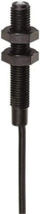 Telemecanique Sensors - NPN, 1.5mm Detection, Cylinder, Inductive Proximity Sensor - 3 Wires, IP67, 12 to 24 VDC, M8x1 Thread, 62mm Long - Exact Tool & Supply