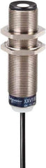 Telemecanique Sensors - PNP, NC, 0.05m Detection, Cylinder, Ultrasonic Proximity Sensor - 3 Wires, IP67, 12 to 24 VDC, M18x1 Thread, 18mm Wide - Exact Tool & Supply