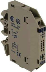 Schneider Electric - 10.5 Milliamp, NC Configuration, Interface Relay Module - DIN Rail Mount, 23 to 131°F, 48 VDC - Exact Tool & Supply
