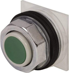 Schneider Electric - 30mm Mount Hole, Extended Straight, Pushbutton Switch Only - Green Pushbutton, Momentary (MO) - Exact Tool & Supply
