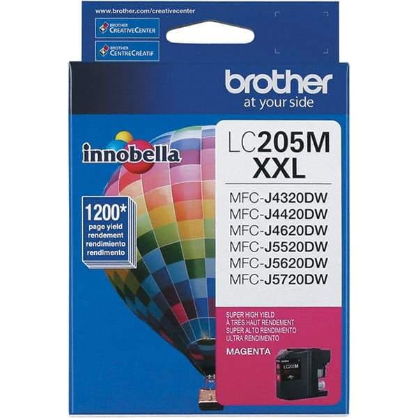 Brother - Magenta Ink Cartridge - Use with Brother MFC-J4320DW, J4420DW, J4620DW, J5520DW, J5620DW, J5720DW - Exact Tool & Supply