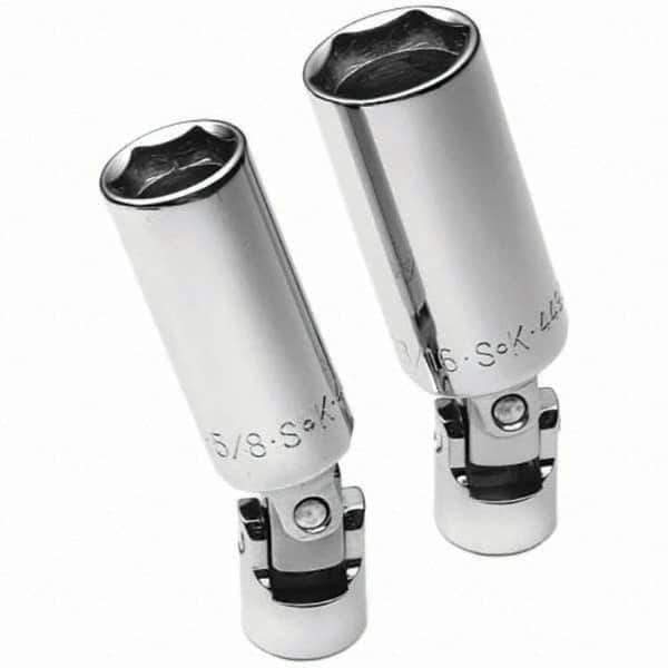 SK - 3/8" Drive Standard Socket Set - 5/8 to 13/16", Inch Measurement Standard - Exact Tool & Supply