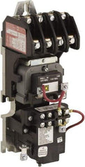 Square D - No Enclosure, 4 Pole, Mechanically Held Lighting Contactor - 20 A (Tungsten), 30 A (Fluorescent), 110 VAC at 50 Hz, 120 VAC at 60 Hz, 4NC Contact Configuration - Exact Tool & Supply