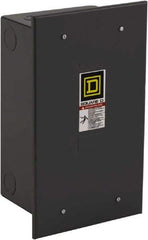 Square D - 1 NEMA Rated, 8 Pole, Mechanically Held Lighting Contactor - 20 A (Tungsten), 30 A (Fluorescent), 110 VAC at 50 Hz, 120 VAC at 60 Hz, 8NO Contact Configuration - Exact Tool & Supply