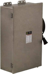 Square D - 200 Amp, 600 VAC, 6 Pole Nonfused Safety Switch - NEMA 12, 3, 3R, 4 & 4X, 150 hp at 600 VAC (Triple Phase), 6PST Contact Form - Exact Tool & Supply