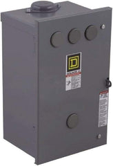 Square D - 3R NEMA Rated, 4 Pole, Electrically Held Lighting Contactor - 20 A (Tungsten), 30 A (Fluorescent), 110 VAC at 50 Hz, 120 VAC at 60 Hz, 4NO Contact Configuration - Exact Tool & Supply