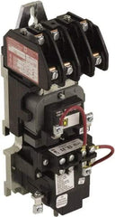 Square D - No Enclosure, 4 Pole, Mechanically Held Lighting Contactor - 20 A (Tungsten), 30 A (Fluorescent), 110 VAC at 50 Hz, 120 VAC at 60 Hz, 3NO/NC Contact Configuration - Exact Tool & Supply