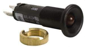 Schneider Electric - 12 V Red Lens LED Pilot Light - Quick Connect Tag Connector, 12mm Wide - Exact Tool & Supply