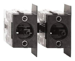 Schneider Electric - 2NO/NC, 3 Amp, Electrical Switch Contact Block - 240 VAC, Screw Terminal, For Use with XACB, XACM - Exact Tool & Supply