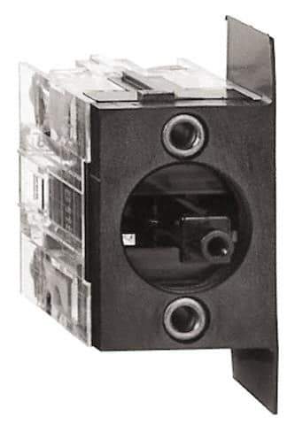 Schneider Electric - 2NO/NC, 3 Amp, Electrical Switch Contact Block - 240 VAC, Screw Terminal, For Use with XACB, XACM - Exact Tool & Supply