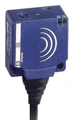 Telemecanique Sensors - NPN, PNP, 10 to 15mm Detection, Flat, Inductive Proximity Sensor - 2 Wires, IP68, 24 to 240 VAC/VDC, 26mm Wide - Exact Tool & Supply