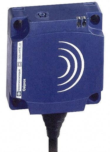 Telemecanique Sensors - NPN, 15 to 25mm Detection, Flat, Inductive Proximity Sensor - 3 Wires, IP68, 12 to 24 VDC, 40mm Wide - Exact Tool & Supply