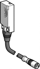 Telemecanique Sensors - NPN, PNP, NC, Flat, Inductive Proximity Sensor - 2 Wires, IP68, 12 to 24 VDC, 15mm Wide - Exact Tool & Supply