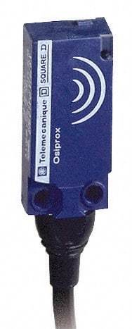 Telemecanique Sensors - NPN, Flat, Inductive Proximity Sensor - 3 Wires, IP68, 12 to 24 VDC, 15mm Wide - Exact Tool & Supply