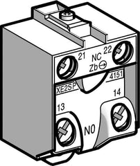 Telemecanique Sensors - NO/NC, Electrical Switch Contact Block - Exact Tool & Supply