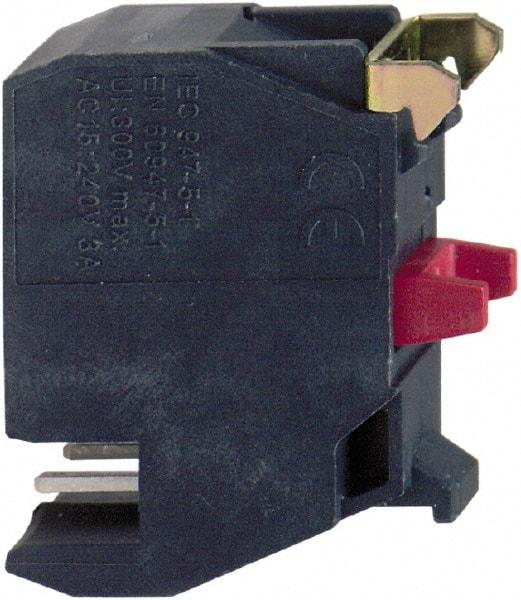 Schneider Electric - NC, Multiple Amp Levels, Electrical Switch Contact Block - Plug-in Terminal - Exact Tool & Supply