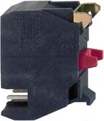 Schneider Electric - NC, Multiple Amp Levels, Electrical Switch Contact Block - Plug-in Terminal - Exact Tool & Supply