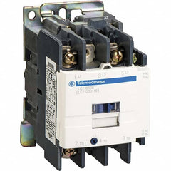 Schneider Electric - 3 Pole, 120 Coil VAC at 50/60 Hz, 50 Amp at 440 VAC and 80 Amp at 440 VAC, Nonreversible IEC Contactor - Exact Tool & Supply