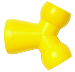 1/4" Acid Resistant Y Fitting 20 Piece - Coolant Hose System Component - Exact Tool & Supply