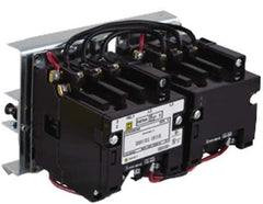 Square D - 3 Pole, 110 Coil VAC at 50 Hz and 120 Coil VAC at 60 Hz, 9 Amp NEMA Contactor - Open Enclosure, 50 Hz at 110 VAC and 60 Hz at 120 VAC - Exact Tool & Supply