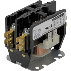 Square D - 2 Pole, 20 Amp Inductive Load, 208 to 240 Coil VAC at 60 Hz and 220 Coil VAC at 50 Hz, Nonreversible Definite Purpose Contactor - Exact Tool & Supply