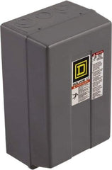 Square D - 1 NEMA Rated, 3 Pole, Electrically Held Lighting Contactor - 60 A (Tungsten), 110 VAC at 50 Hz, 120 VAC at 60 Hz - Exact Tool & Supply