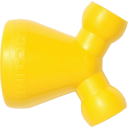 1/2″ to 1/4″ Acid Resistant Y 2 Piece - Coolant Hose System Component - Exact Tool & Supply