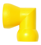 1/4" Acid Resistant Elbow 20 Piece - Coolant Hose System Component - Exact Tool & Supply