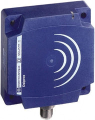 Telemecanique Sensors - NPN, Flat, Inductive Proximity Sensor - 3 Wires, IP67, 12 to 24 VDC, 80mm Wide - Exact Tool & Supply