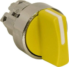 Schneider Electric - 22mm Mount Hole, 2 Position, Handle Operated, Selector Switch - Yellow, Maintained (MA), Nonilluminated, Shock, Vibration and Water Resistant - Exact Tool & Supply