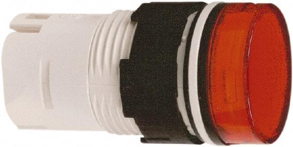 Schneider Electric - Red Lens LED Pilot Light - Round Lens, Shock Resistant, Vibration Resistant - Exact Tool & Supply