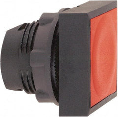 Schneider Electric - 22mm Mount Hole, Flush, Pushbutton Switch Only - Square, Red Pushbutton, Nonilluminated, Momentary (MO) - Exact Tool & Supply