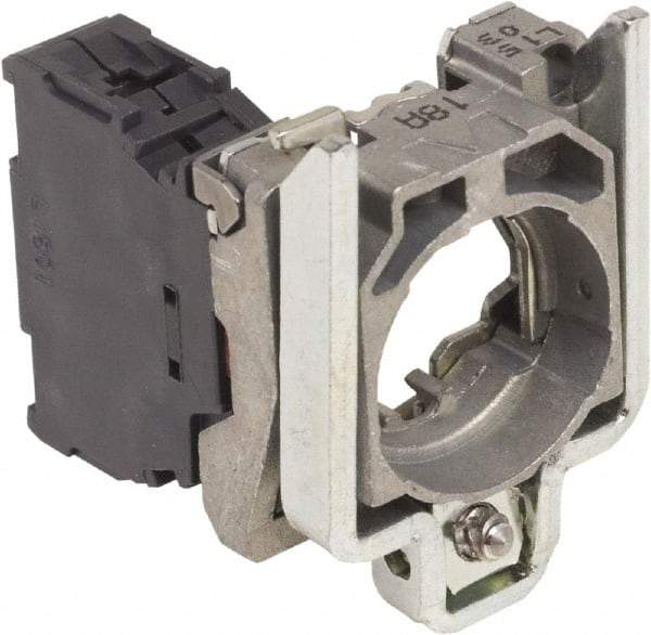 Schneider Electric - NC, Electrical Switch Contact Block - 0.87 Inch Hole, 22mm Hole - Exact Tool & Supply