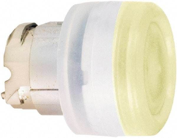 Schneider Electric - 22mm Mount Hole, Flush, Pushbutton Switch Only - Round, Blue Pushbutton, Nonilluminated, Momentary (MO) - Exact Tool & Supply