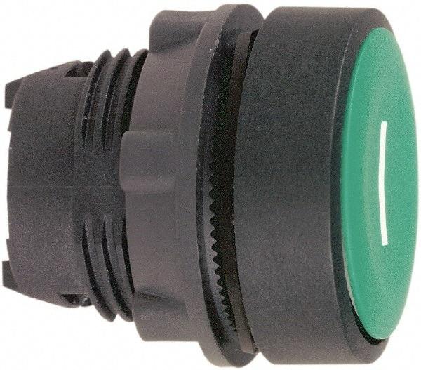 Schneider Electric - 22mm Mount Hole, Flush, Pushbutton Switch Only - Round, White Pushbutton, Nonilluminated, Momentary (MO) - Exact Tool & Supply