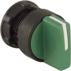 Schneider Electric - 22mm Mount Hole, 3 Position, Handle Operated, Selector Switch Only - Green, Maintained (MA), Nonilluminated, Shock, Vibration and Water Resistant - Exact Tool & Supply