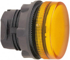 Schneider Electric - Round Pilot and Indicator Light Lens - Orange - Exact Tool & Supply