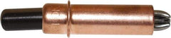 Zephyr Tool Group - 1/4 Drill 1/4" Pin Diam, Copper Cleco Fastener - Standard Length, 0 to 1/2" Grip - Exact Tool & Supply