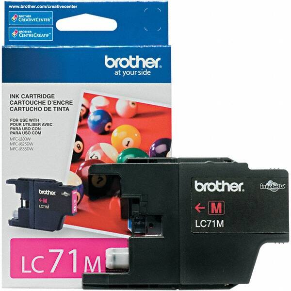 Brother - Magenta Ink Cartridge - Use with Brother MFC-J280W, J425W, J430W, J435W, J625DW, J825DW, J835DW - Exact Tool & Supply